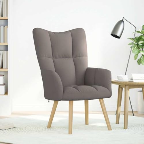HEFZGDB Relaxsessel Taupe Stoff Sessel Klein Lesesessel Bequem Schminkstuhl Küchenstühle für Balkon Schlafzimmer Sitzungszimmer Arbeitszimmer HEFZGDB Relaxsessel Taupe Stoff Sessel Klein Lesesessel Bequem Schminkstuhl Küchenstühle für Balkon Schlafzimmer Sitzungszimmer Arbeitszimmer von HEFZGDB