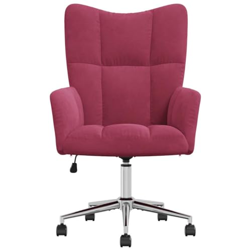 HEFZGDB Relaxsessel Weinrot Samt Armchair Living Room Loungesessel Wohnzimmer Schminktisch Stuhl Sessel Jugendzimmer für Schlafzimmer Sitzungszimmer Balkon Arbeitszimmer HEFZGDB Relaxsessel Weinrot Samt Armchair Living Room Loungesessel Wohnzimmer Schminktisch Stuhl Sessel Jugendzimmer für Schlafzimmer Sitzungszimmer Balkon Arbeitszimmer von HEFZGDB