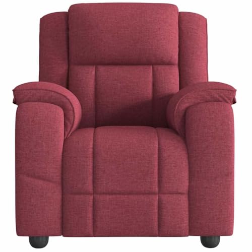 HEFZGDB Relaxsessel Weinrot Stoff Kuschelsessel Loungesessel Wohnzimmer Schminktisch Stuhl Seselstuhl Wohnzimmer für Wohnbereich Arbeitszimmer Balkon Schlafzimmer HEFZGDB Relaxsessel Weinrot Stoff Kuschelsessel Loungesessel Wohnzimmer Schminktisch Stuhl Seselstuhl Wohnzimmer für Wohnbereich Arbeitszimmer Balkon Schlafzimmer von HEFZGDB