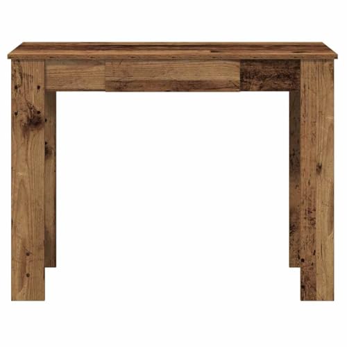 HEFZGDB Schreibtisch Altholz-Optik 100x45x75 cm Holzwerkstoff Arbeitstisch Schreibtische Pc Tisch Klein Konferenztisch für Schlafzimmer Arbeitszimmer Wohnbereich Küche von HEFZGDB