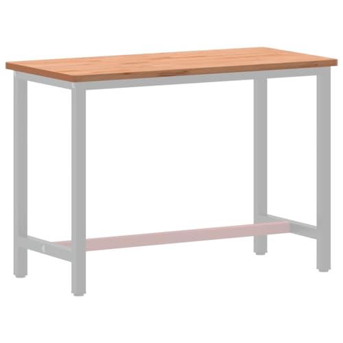 HEFZGDB Schreibtischplatte 115x55x2,5 cm Massivholz Kiefer Schreibtische Küchenarbeitsplatte Schreibtisch Desk für Studienraum Konferenzraum Büro Küche von HEFZGDB
