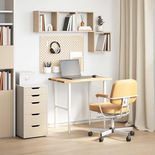 HEFZGDB Schreibtischplatte Unbehandelt 80x50x2,5 cm Massivholz Eiche Schreibtische Küchenarbeitsplatte Schreibtisch Bürotisch für Studienraum Küche Konferenzraum Büro von HEFZGDB