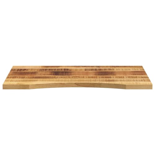 HEFZGDB Schreibtischplatte mit Aussparung 90x60x2,5 cm Massivholz Mango Study Table Arbeitsplatte Schreibtisch Schreibtischplatte für Küche Büro Konferenzraum Studienraum von HEFZGDB