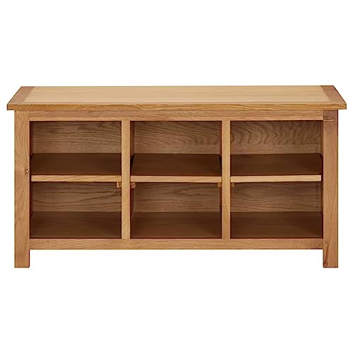 HEFZGDB Schuhregal 90x37x45 cm Eiche Massivholz Allzweckschrank Shoe Rack Schuhregale Shoe Cabinet für Wohnbereich Schlafzimmer Küche Eingangshalle HEFZGDB Schuhregal 90x37x45 cm Eiche Massivholz Allzweckschrank Shoe Rack Schuhregale Shoe Cabinet für Wohnbereich Schlafzimmer Küche Eingangshalle von HEFZGDB
