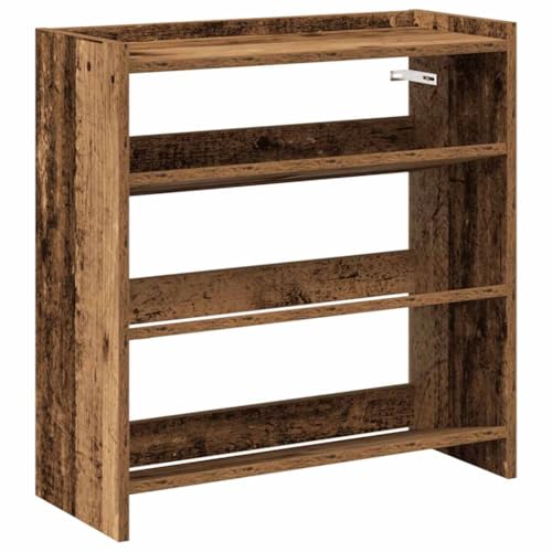 HEFZGDB Schuhregal Altholz-Optik 60x25x62 cm Holzwerkstoff Schuhregal Klein Mehrzweckschrank Cupboard Schrank Flur für Wohnbereich Schlafzimmer Schlafsaal Küche HEFZGDB Schuhregal Altholz-Optik 60x25x62 cm Holzwerkstoff Schuhregal Klein Mehrzweckschrank Cupboard Schrank Flur für Wohnbereich Schlafzimmer Schlafsaal Küche von HEFZGDB