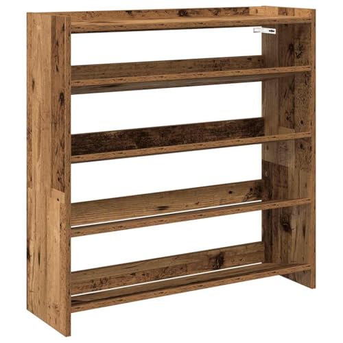 HEFZGDB Schuhregal Altholz-Optik 80x25x81 cm Holzwerkstoff Schuhregal Klein Mehrzweckschrank Cupboard Schrank Flur für Wohnbereich Schlafzimmer Schlafsaal Küche HEFZGDB Schuhregal Altholz-Optik 80x25x81 cm Holzwerkstoff Schuhregal Klein Mehrzweckschrank Cupboard Schrank Flur für Wohnbereich Schlafzimmer Schlafsaal Küche von HEFZGDB