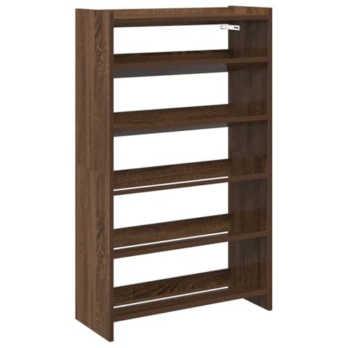 HEFZGDB Schuhregal Braun Eichen-Optik 60x25x100 cm Holzwerkstoff Schuhregal Klein Mehrzweckschrank Cupboard Schrank Flur für Wohnbereich Schlafzimmer Schlafsaal Küche HEFZGDB Schuhregal Braun Eichen-Optik 60x25x100 cm Holzwerkstoff Schuhregal Klein Mehrzweckschrank Cupboard Schrank Flur für Wohnbereich Schlafzimmer Schlafsaal Küche von HEFZGDB