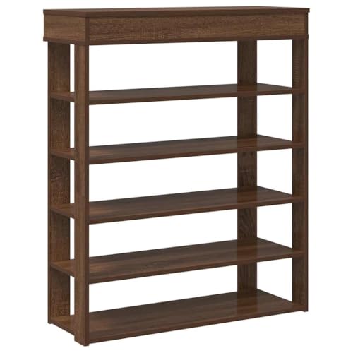HEFZGDB Schuhregal Braun Eichen-Optik 80x30x98 cm Holzwerkstoff Allzweckschrank Kleiner Schuhschrank Badezimmer Regal Kleines Schuhregal Schmal für Schlafzimmer Wohnbereich Schlafsaal Küche HEFZGDB Schuhregal Braun Eichen-Optik 80x30x98 cm Holzwerkstoff Allzweckschrank Kleiner Schuhschrank Badezimmer Regal Kleines Schuhregal Schmal für Schlafzimmer Wohnbereich Schlafsaal Küche von HEFZGDB