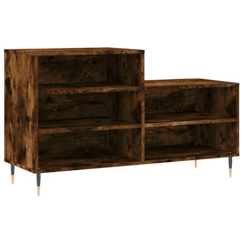 HEFZGDB Schuhregal Räuchereiche 102x36x60 cm Holzwerkstoff Schränkchen Schuhregale Stauraum Schrank Shoes Cabinet für Schlafsaal Schlafzimmer Wohnbereich Küche HEFZGDB Schuhregal Räuchereiche 102x36x60 cm Holzwerkstoff Schränkchen Schuhregale Stauraum Schrank Shoes Cabinet für Schlafsaal Schlafzimmer Wohnbereich Küche von HEFZGDB