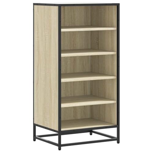 HEFZGDB Schuhregal Sonoma-Eiche 48x38x97,5 cm Holzwerkstoff Schuschrank Schuhregal Platzsparend Badezimmer Regal Schuhablage Flur für Küche Schlafsaal Schlafzimmer Eingangshalle HEFZGDB Schuhregal Sonoma-Eiche 48x38x97,5 cm Holzwerkstoff Schuschrank Schuhregal Platzsparend Badezimmer Regal Schuhablage Flur für Küche Schlafsaal Schlafzimmer Eingangshalle von HEFZGDB