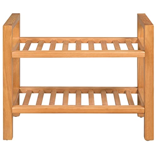 HEFZGDB Schuhregal mit 2 Etagen 50x27x40 cm Massivholz Eiche Schuhe Aufbewahrung Schuhregal Platzsparend Badezimmer Regal Schrank Schuhe für Wohnbereich Schlafzimmer Eingangshalle Küche HEFZGDB Schuhregal mit 2 Etagen 50x27x40 cm Massivholz Eiche Schuhe Aufbewahrung Schuhregal Platzsparend Badezimmer Regal Schrank Schuhe für Wohnbereich Schlafzimmer Eingangshalle Küche von HEFZGDB