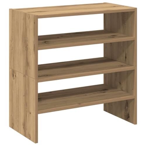 HEFZGDB Schuhregale 2 STK. Stapelbar Artisan-Eiche 60x30x30,5 cm Schuhe Aufbewahrung Schuhregal Platzsparend Shoe Rack Stauraum Schrank für Eingangshalle Schlafzimmer Schlafsaal Wohnbereich HEFZGDB Schuhregale 2 STK. Stapelbar Artisan-Eiche 60x30x30,5 cm Schuhe Aufbewahrung Schuhregal Platzsparend Shoe Rack Stauraum Schrank für Eingangshalle Schlafzimmer Schlafsaal Wohnbereich von HEFZGDB