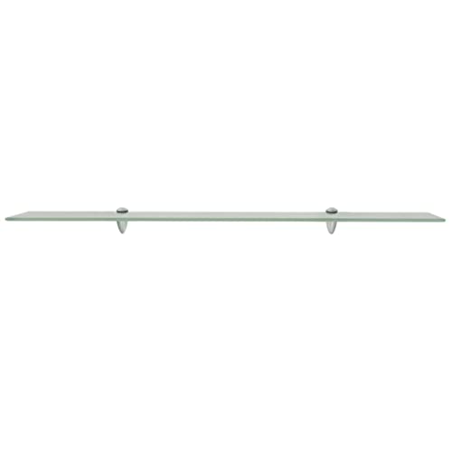 HEFZGDB Schweberegal Glas 100x10 cm 8 mm Wand Regale Badezimmer Regal Cd Regal Regalböden für Arbeitszimmer Schlafzimmer Wohnbereich Badezimmer von HEFZGDB