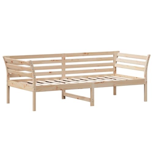 HEFZGDB Tagesbett ohne Matratze 80x200 cm Massivholz Kiefer Single Bed Gästebett Einzelbetten Einzelbett für Gästezimmer Herberge Wohnbereich Schlafzimmer von HEFZGDB