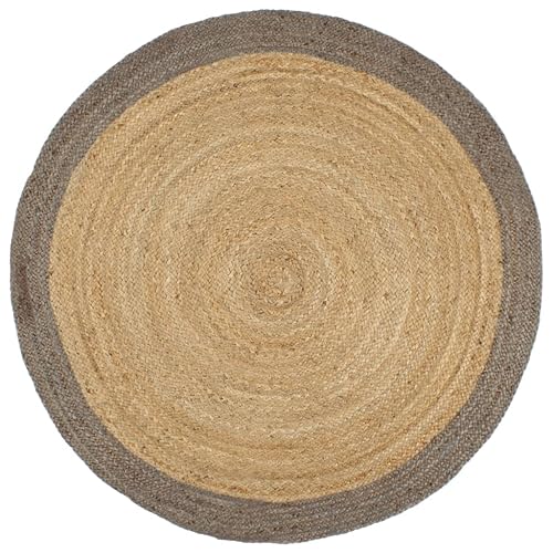 HEFZGDB Teppich Handgefertigt Jute mit Grauem Rand 210 cm Outdoor Teppich Küchenläufer Carpet Teppiche für Wohnbereich Arbeitszimmer Speisesaal Sitzungszimmer HEFZGDB Teppich Handgefertigt Jute mit Grauem Rand 210 cm Outdoor Teppich Küchenläufer Carpet Teppiche für Wohnbereich Arbeitszimmer Speisesaal Sitzungszimmer von HEFZGDB