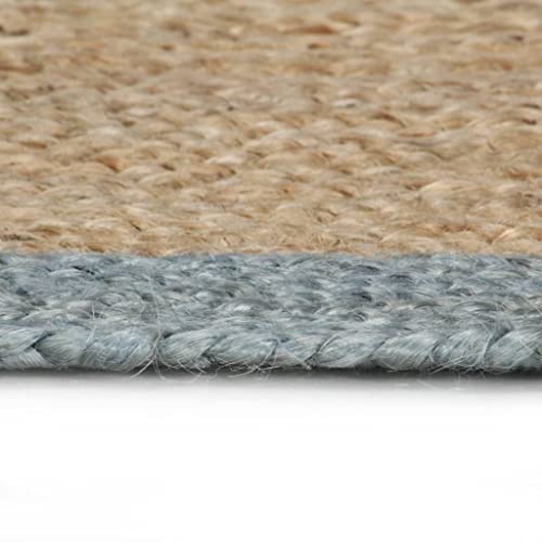 HEFZGDB Teppich Handgefertigt Jute mit Olivgrünem Rand 120 cm Outdoor Teppich Küchenläufer Carpet Teppiche für Wohnbereich Arbeitszimmer Speisesaal Sitzungszimmer HEFZGDB Teppich Handgefertigt Jute mit Olivgrünem Rand 120 cm Outdoor Teppich Küchenläufer Carpet Teppiche für Wohnbereich Arbeitszimmer Speisesaal Sitzungszimmer von HEFZGDB