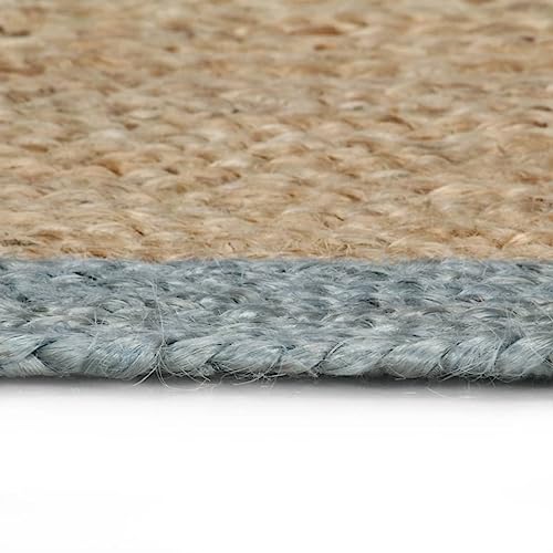HEFZGDB Teppich Handgefertigt Jute mit Olivgrünem Rand 150 cm Outdoor Teppich Küchenläufer Carpet Teppiche für Wohnbereich Arbeitszimmer Speisesaal Sitzungszimmer HEFZGDB Teppich Handgefertigt Jute mit Olivgrünem Rand 150 cm Outdoor Teppich Küchenläufer Carpet Teppiche für Wohnbereich Arbeitszimmer Speisesaal Sitzungszimmer von HEFZGDB