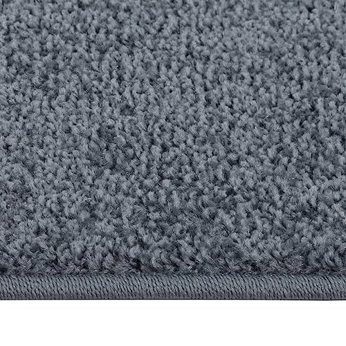 HEFZGDB Teppich Kurzflor 160x230 cm Anthrazit Teppich Modern Wohnzimmerteppich Küchenläufer Küchenteppich für Speisesaal Wohnbereich Arbeitszimmer Schlafzimmer HEFZGDB Teppich Kurzflor 160x230 cm Anthrazit Teppich Modern Wohnzimmerteppich Küchenläufer Küchenteppich für Speisesaal Wohnbereich Arbeitszimmer Schlafzimmer von HEFZGDB