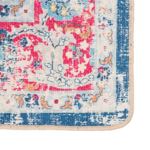 HEFZGDB Teppich Waschbar Mehrfarbig 120x180 cm rutschfest Küchenteppich Carpet Teppich Schlafzimmer Teppiche für Sitzungszimmer Arbeitszimmer Wohnbereich Speisesaal von HEFZGDB
