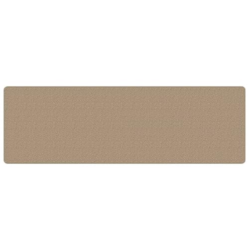 HEFZGDB Teppichläufer Sisal-Optik Sandfarben 80x250 cm Tapis Wohnzimmerteppich Teppich Wohnzimmer Teppich Flur für Wohnbereich Speisesaal Arbeitszimmer Sitzungszimmer von HEFZGDB