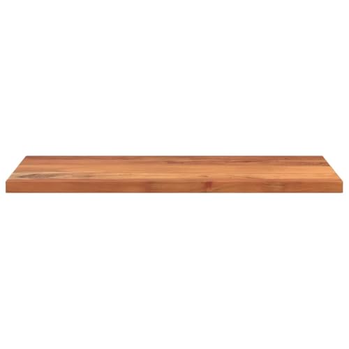 HEFZGDB Tischplatte 100x50x2,5 cm Rechteckig Massivholz Akazie Schreibtische Küchenarbeitsplatte Schreibtischplatte Desk für Küche Büro Konferenzraum Studienraum von HEFZGDB