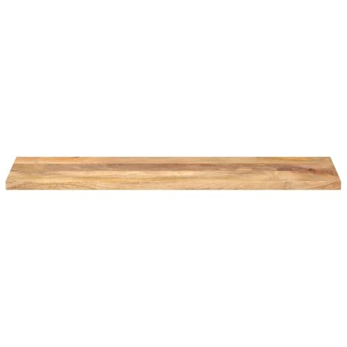 HEFZGDB Tischplatte 110x40x3,8 cm Rechteckig Massivholz Mango Schreibtische Küchenarbeitsplatte Schreibtischplatte Desk für Küche Büro Konferenzraum Studienraum von HEFZGDB