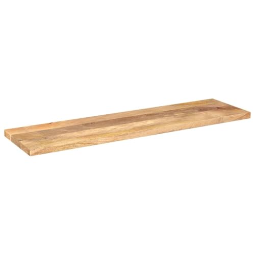 HEFZGDB Tischplatte 120x20x2,5 cm Rechteckig Massivholz Mango Schreibtische Küchenarbeitsplatte Schreibtischplatte Desk für Küche Büro Konferenzraum Studienraum von HEFZGDB