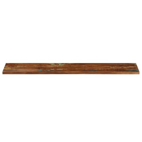 HEFZGDB Tischplatte 140x20x3,8 cm Rechteckig Altholz Massiv Schreibtische Küchenarbeitsplatte Schreibtischplatte Desk für Küche Büro Konferenzraum Studienraum von HEFZGDB