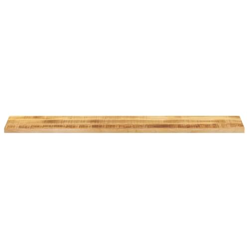 HEFZGDB Tischplatte 180x20x3,8 cm Rechteckig Raues Massivholz Mango Schreibtische Küchenarbeitsplatte Schreibtischplatte Desk für Küche Büro Konferenzraum Studienraum von HEFZGDB