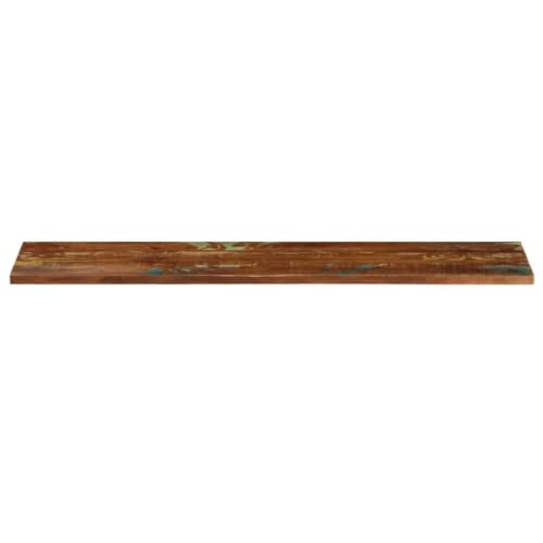 HEFZGDB Tischplatte 180x30x2,5 cm Rechteckig Altholz Massiv Schreibtische Küchenarbeitsplatte Schreibtischplatte Desk für Küche Büro Konferenzraum Studienraum von HEFZGDB