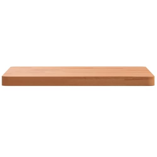 HEFZGDB Tischplatte 40x40x2,5 cm Quadratisch Massivholz Buche Waschtischplatte Arbeitsplatte Schreibtisch Bürotisch für Studienraum Büro Konferenzraum Küche von HEFZGDB