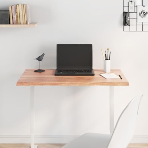 HEFZGDB Tischplatte 80x60x2 cm Massivholz Eiche Behandelt Baumkante Waschtischplatte Arbeitsplatte Schreibtischplatte Esstisch für Büro Konferenzraum Küche Studienraum HEFZGDB Tischplatte 80x60x2 cm Massivholz Eiche Behandelt Baumkante Waschtischplatte Arbeitsplatte Schreibtischplatte Esstisch für Büro Konferenzraum Küche Studienraum von HEFZGDB