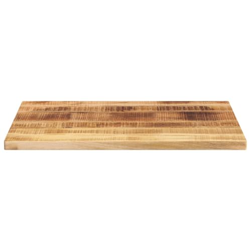 HEFZGDB Tischplatte 80x70x3,8 cm Rechteckig Raues Massivholz Mango Schreibtische Küchenarbeitsplatte Schreibtischplatte Desk für Küche Büro Konferenzraum Studienraum von HEFZGDB