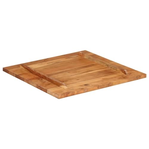 HEFZGDB Tischplatte Massivholz Palisander 25-27 mm 70×70 cm Küchentisch Arbeitsplatte Küchenarbeitsplatte Schreibtische für Konferenzraum Küche Studienraum Büro von HEFZGDB