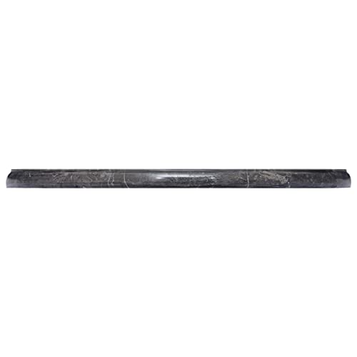 HEFZGDB Tischplatte Schwarz Ø50x2,5 cm Marmor Study Table Arbeitsplatte Schreibtisch Schreibtischplatte für Küche Konferenzraum Büro Studienraum von HEFZGDB