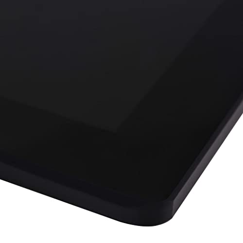 HEFZGDB Tischplatte aus gehärtetem Glas Quadratisch 800 x 800 mm Study Table Arbeitsplatte Küchenarbeitsplatte Esstisch für Büro Studienraum Küche Konferenzraum von HEFZGDB