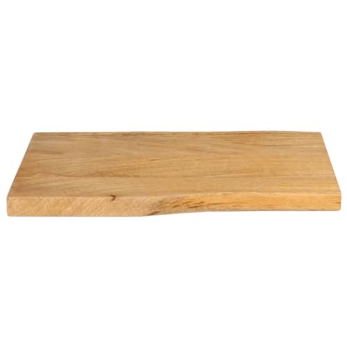 HEFZGDB Tischplatte mit Baumkante 50x40x2,5 cm Massivholz Mango Küchenplatte Arbeitsplatte Schreibtischplatte Esstisch für Büro Konferenzraum Studienraum Küche HEFZGDB Tischplatte mit Baumkante 50x40x2,5 cm Massivholz Mango Küchenplatte Arbeitsplatte Schreibtischplatte Esstisch für Büro Konferenzraum Studienraum Küche von HEFZGDB