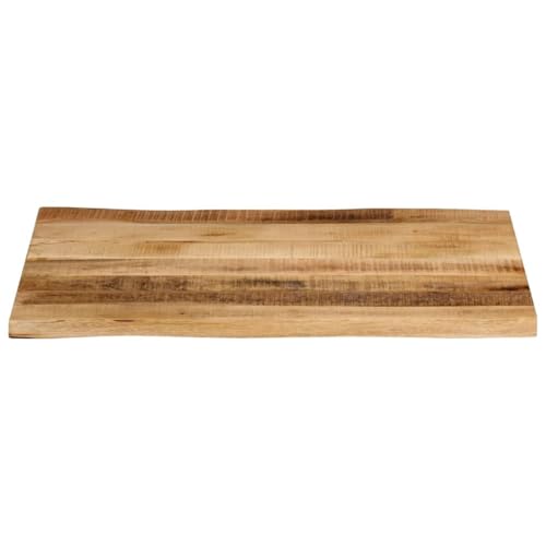 HEFZGDB Tischplatte mit Baumkante 80x60x2,5 cm Raues Mango Massivholz Küchenplatte Arbeitsplatte Schreibtischplatte Esstisch für Büro Konferenzraum Studienraum Küche HEFZGDB Tischplatte mit Baumkante 80x60x2,5 cm Raues Mango Massivholz Küchenplatte Arbeitsplatte Schreibtischplatte Esstisch für Büro Konferenzraum Studienraum Küche von HEFZGDB