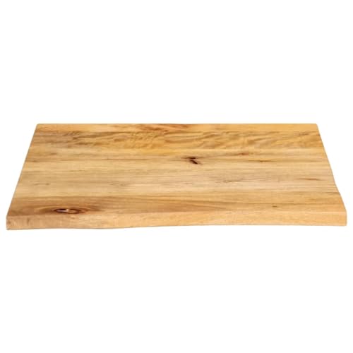 HEFZGDB Tischplatte mit Baumkante 80x80x2,5 cm Massivholz Mango Waschtischplatte Küchenarbeitsplatte Schreibtischplatte Esstisch für Studienraum Konferenzraum Küche Büro HEFZGDB Tischplatte mit Baumkante 80x80x2,5 cm Massivholz Mango Waschtischplatte Küchenarbeitsplatte Schreibtischplatte Esstisch für Studienraum Konferenzraum Küche Büro von HEFZGDB
