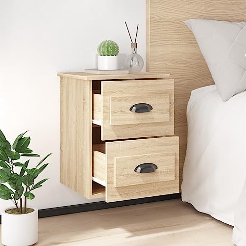 HEFZGDB Wand-Nachttisch Sonoma-Eiche 41,5x36x53 cm Coffee Table Nachtschrank Beistelltisch Wohnzimmertisch für Schlafzimmer Gästezimmer Wohnzimmer Hotel HEFZGDB Wand-Nachttisch Sonoma-Eiche 41,5x36x53 cm Coffee Table Nachtschrank Beistelltisch Wohnzimmertisch für Schlafzimmer Gästezimmer Wohnzimmer Hotel von HEFZGDB