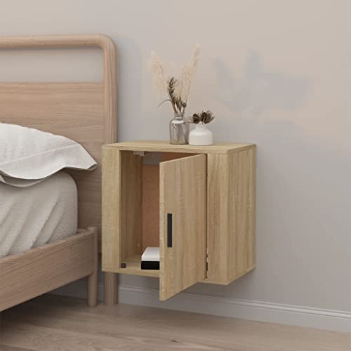 HEFZGDB Wand-Nachttisch Sonoma-Eiche 50x30x47 cm Nachttisch Vintage Nachttische Konsolentisch Lowboard für Gästezimmer Wohnzimmer Hotel Schlafzimmer HEFZGDB Wand-Nachttisch Sonoma-Eiche 50x30x47 cm Nachttisch Vintage Nachttische Konsolentisch Lowboard für Gästezimmer Wohnzimmer Hotel Schlafzimmer von HEFZGDB
