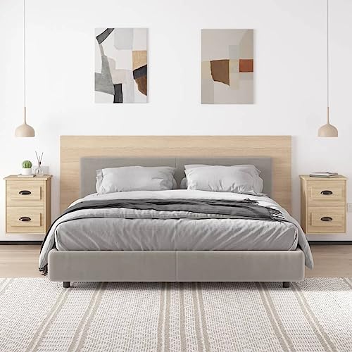 HEFZGDB Wand-Nachttische 2 STK. Sonoma-Eiche 41,5x36x53 cm Coffee Table Nachtschrank Beistelltisch Wohnzimmertisch für Schlafzimmer Gästezimmer Wohnzimmer Hotel HEFZGDB Wand-Nachttische 2 STK. Sonoma-Eiche 41,5x36x53 cm Coffee Table Nachtschrank Beistelltisch Wohnzimmertisch für Schlafzimmer Gästezimmer Wohnzimmer Hotel von HEFZGDB