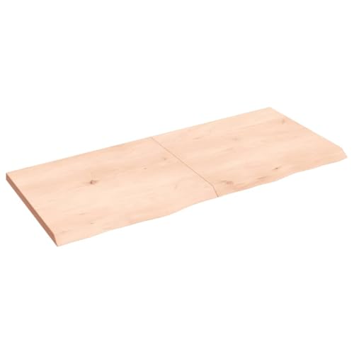 HEFZGDB Wandregal 140x60x(2-4) cm Massivholz Eiche Unbehandelt Wandboard Cd Regal Schweberegale Regalböden für Schlafzimmer Küche Badezimmer Wohnbereich von HEFZGDB