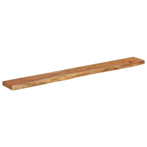 HEFZGDB Wandregal 180x20x2,5 cm Rechteckig Massivholz Akazie Baumkante Waschtischplatte Küchenarbeitsplatte Schreibtischplatte Esstisch für Studienraum Konferenzraum Küche Büro HEFZGDB Wandregal 180x20x2,5 cm Rechteckig Massivholz Akazie Baumkante Waschtischplatte Küchenarbeitsplatte Schreibtischplatte Esstisch für Studienraum Konferenzraum Küche Büro von HEFZGDB