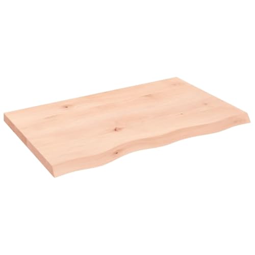 HEFZGDB Wandregal 80x50x(2-4) cm Massivholz Eiche Unbehandelt Wandboard Cd Regal Schweberegale Regalböden für Schlafzimmer Küche Badezimmer Wohnbereich von HEFZGDB