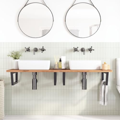 HEFZGDB Waschbeckenregal Wandmontage Stahl und Massivholz Buche Büroschrank Medizinschrank Bathroom Cabinet Medikamentenschrank für Wohnbereich Badezimmer Toilette Gästezimmer HEFZGDB Waschbeckenregal Wandmontage Stahl und Massivholz Buche Büroschrank Medizinschrank Bathroom Cabinet Medikamentenschrank für Wohnbereich Badezimmer Toilette Gästezimmer von HEFZGDB