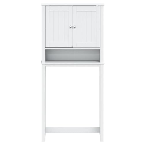 HEFZGDB Waschmaschinenschrank Berg Weiß 76x27x164,5 cm Massivholz Mehrzweckschrank Schuhschrank Apothekerschrank Küche Badezimmerunterschrank für Gästezimmer Toilette Badezimmer Wohnbereich HEFZGDB Waschmaschinenschrank Berg Weiß 76x27x164,5 cm Massivholz Mehrzweckschrank Schuhschrank Apothekerschrank Küche Badezimmerunterschrank für Gästezimmer Toilette Badezimmer Wohnbereich von HEFZGDB