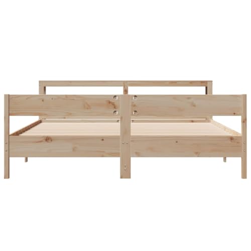 Massivholzbett ohne Matratze 200x200 cm Kiefer Jugendbett Gästebett Familienbett Bettrahmen für Herberge Wohnbereich Gästezimmer Schlafzimmer Massivholzbett ohne Matratze 200x200 cm Kiefer Jugendbett Gästebett Familienbett Bettrahmen für Herberge Wohnbereich Gästezimmer Schlafzimmer von HEFZGDB