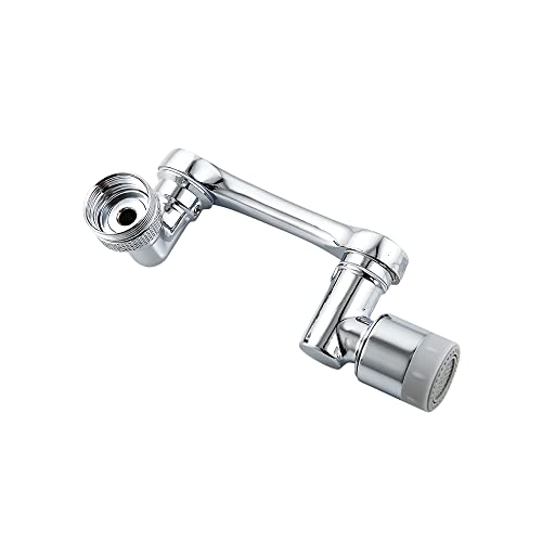 HEGEHE 1080° Schwenkbarer Wasserhahn Strahlregler, Universal Spritzfilter Wasserhahn, Dual-Funktions Sprühkopf Strahlregler Wasserhahn Luftsprudler, Messing Wasserhahn Verlängerung Aufsatz… von HEGEHE