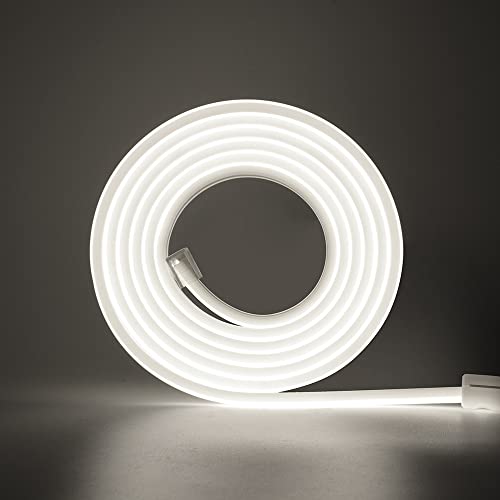 HEGEHE 220V COB LED Streifen Weiß, 288LEDs/m Superhell Hohe Dichte IP65 Wasserdicht, Flex LED Leiste Lichtband für Schlafzimmer Küche Home Innendekoration (10M) von HEGEHE